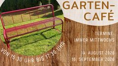 Einladung ins Gartencafé